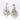 Chandelier Free Style Diamond Earrings