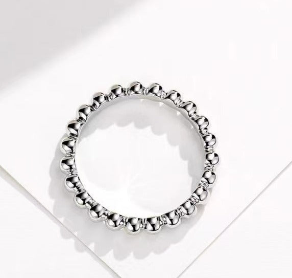 Prestigious Stacking Bead Ring