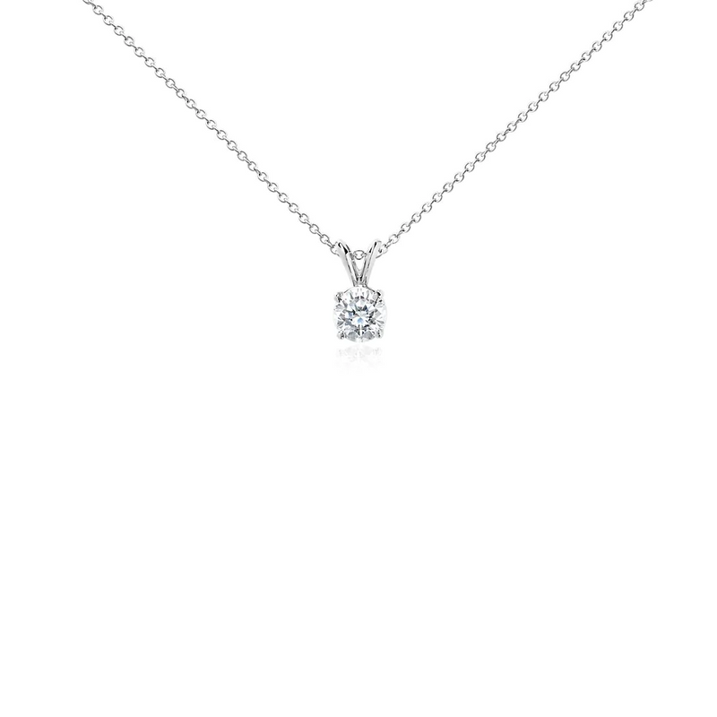 14k Gold Pendant Diamond Necklace