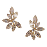 Small Cluster Spike Diamond Baguette Earcrawler