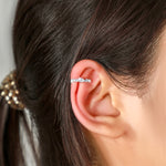 Ear Cuff Pear Shape Earrings