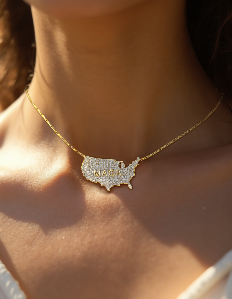 Glimmering Glam Maga Diamond Necklace