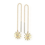 Yellow Gold Glorious Diamond Earrings