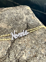 Personalized Full Name Yellow G Ball Chain