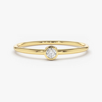 Sophisticated Natural Round Diamond Ring