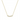 Petite Diamond Six Stone Curved Necklace